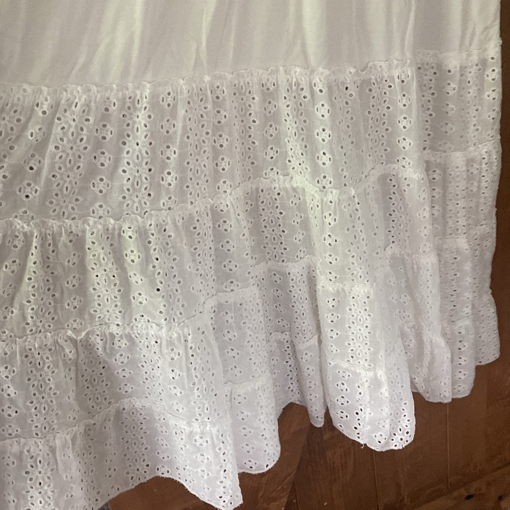 Solitaire White Eyelet Swim Dress Swim Cover up - Picture 8 of 10